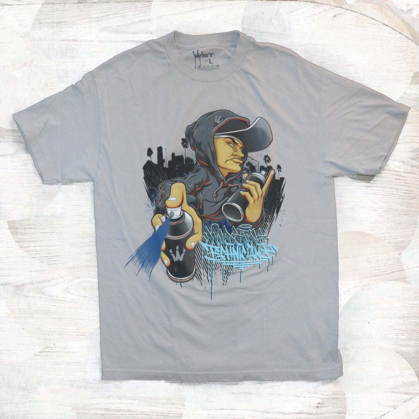 Wild Style Technicians WST Graffiti Shirt 90s? - Large