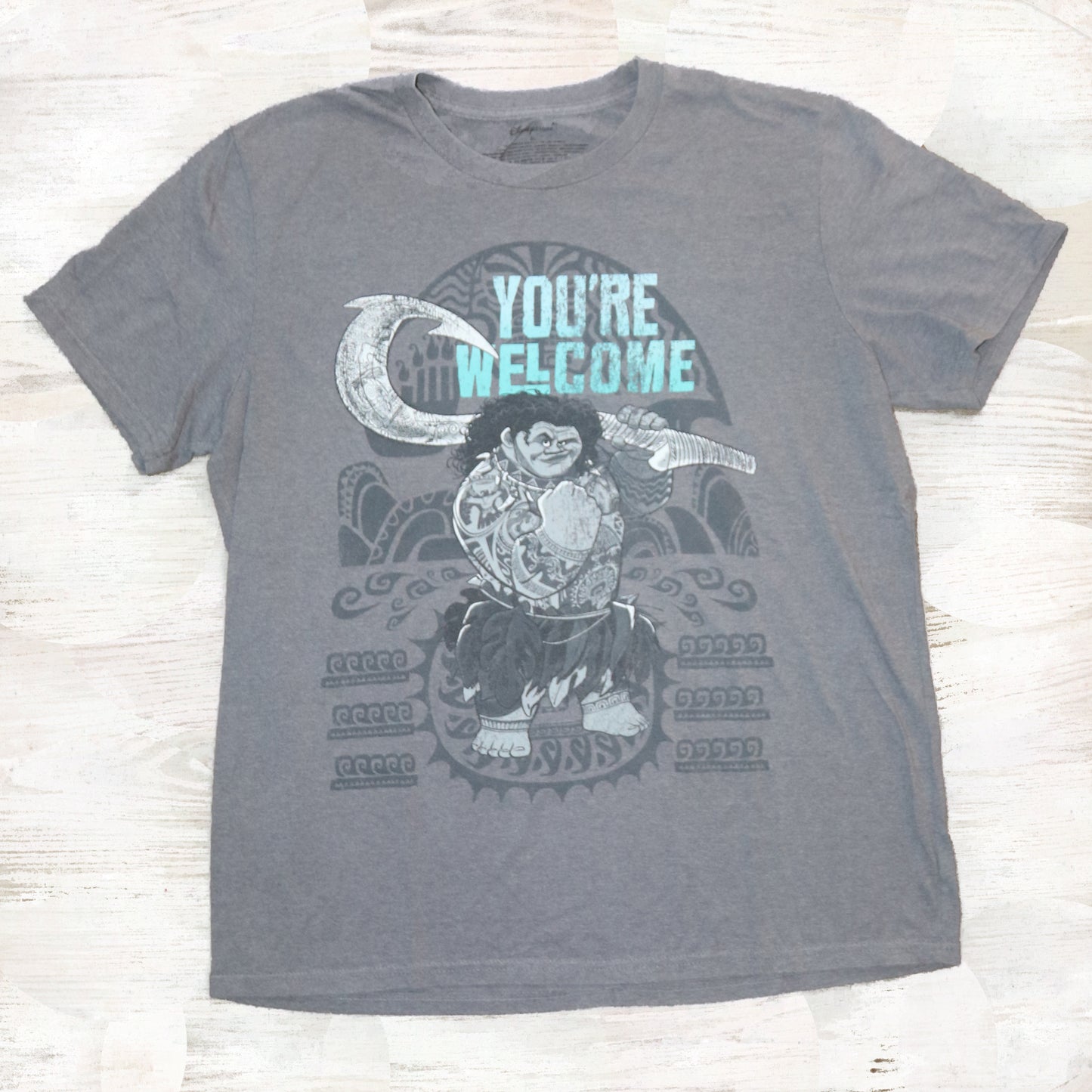 Disney Moana "You're Welcome" Shirt - XL
