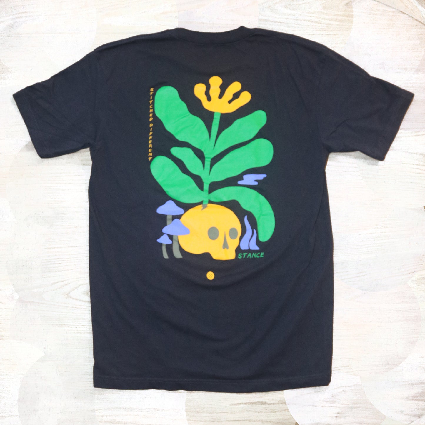 Stance Flower Growing Out of a Skull Shirt - Large