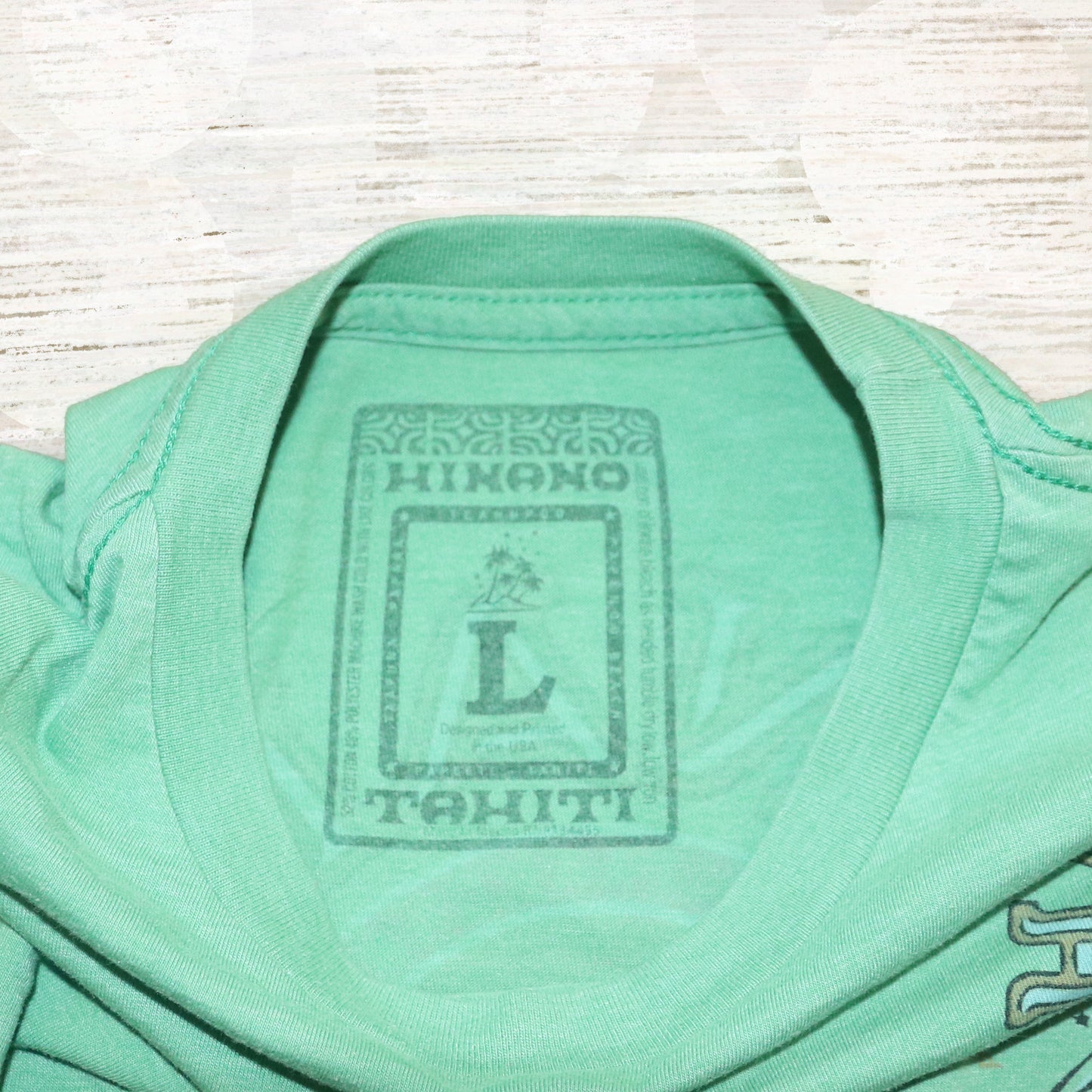 Hinano Tahiti Shirt - Rare color - Large